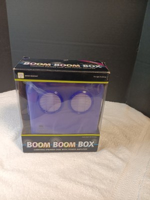 BOOM BOOM Multi Box Stereo Power Amplifier Speakers Water Resistant Plastic 