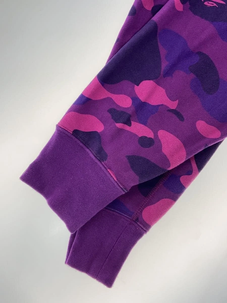 A BATHING APE (BAPE) Felpa con cappuccio A BATHING APE viola L usata