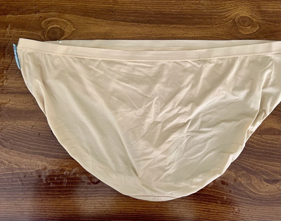 Cacique No Show Hipster Mujer Talla 26/28 Beige Sólido Nuevo Con Etiquetas Foto 3 de 4