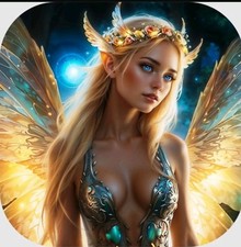 2 OZ .999 SILVER HAYLEYBUG MINT WINGS OF DAWN COLORIZED ART BAR CUTE FAIRY GIRL 93.67 per troy oz