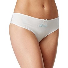 Linea Donatella Womens Bride Embroidered Panties Size S