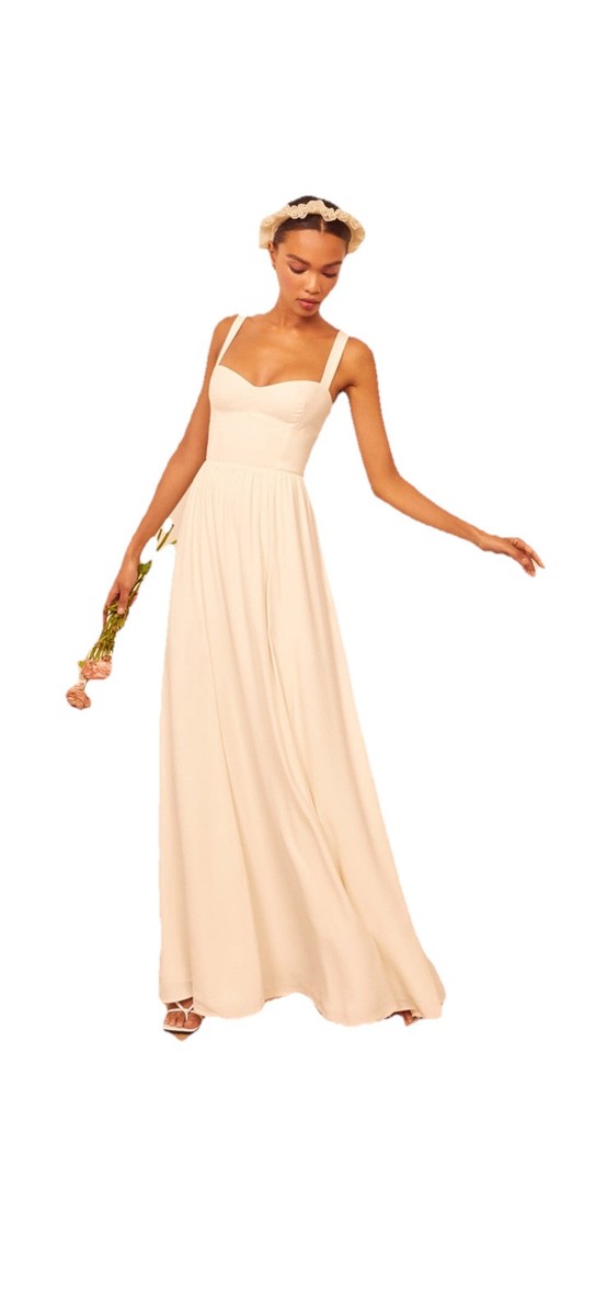 the reformation bridesmaid dresses Satin Shawl main image 1
