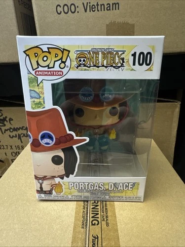 Funko POP Anime One Piece Portgas D. Ace Action Figure #100