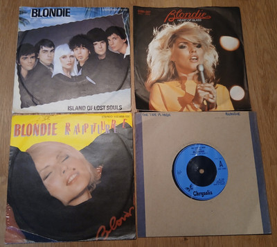 BLONDIE - KONVOLUT - 4 X 7'' - SINGLES - VG+ - VG+++ -