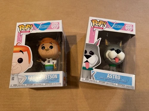 Funko POP! Animation, Jetsons Lot of 2 - George Jetson #365 & Astro #366