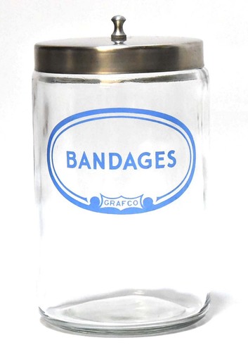 BENDE GRAFCO VINTAGE CONTENITORE VASO UFFICIO MEDICO - Foto 2 di 6