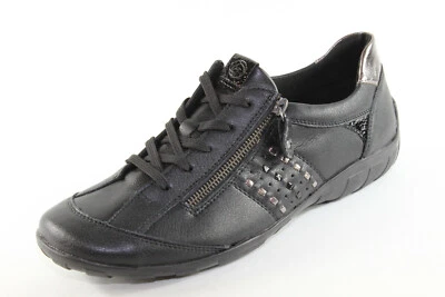 Remonte R3404-01, schwarze Sneaker *Übergröße*