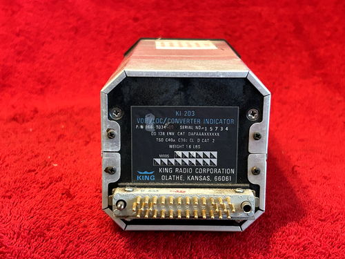 INDICADOR CONVERTIDOR KING KI 203 VOR/LOC P/N 066-3034-00 - Imagen 3 de 6