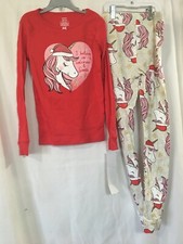 NWT Carter's unicorn Pajamas Set Girl Snug Fit Christmas 10,14