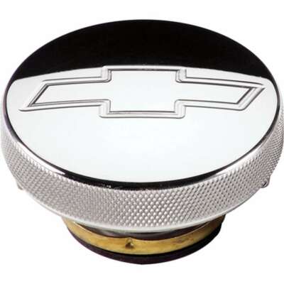 Polished Radiator Cap Chevy Logo 16lb. BILLET SPECIALTIES 75320