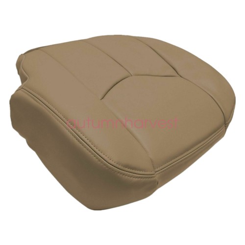 For 2003 2004 2005 2006 Chevy Silverado Driver Bottom Seat Cover Medium Tan 522 - Foto 12 di 12