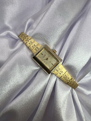 1980s Citizen Dainty Gold Plated Vintage Women’s Watch 1980s Minimalist Gold Cocktail Watch | 1981 Citizen Women main image 3