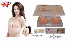 Adhesive Bra,Silicone Bra,Invisible Bra with 3 Straps, (A, B, C, D,E)