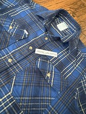 Vintage Carhartt Work Shirt Rugged Outdoor Wear XL Made In USA Chamois Flannel