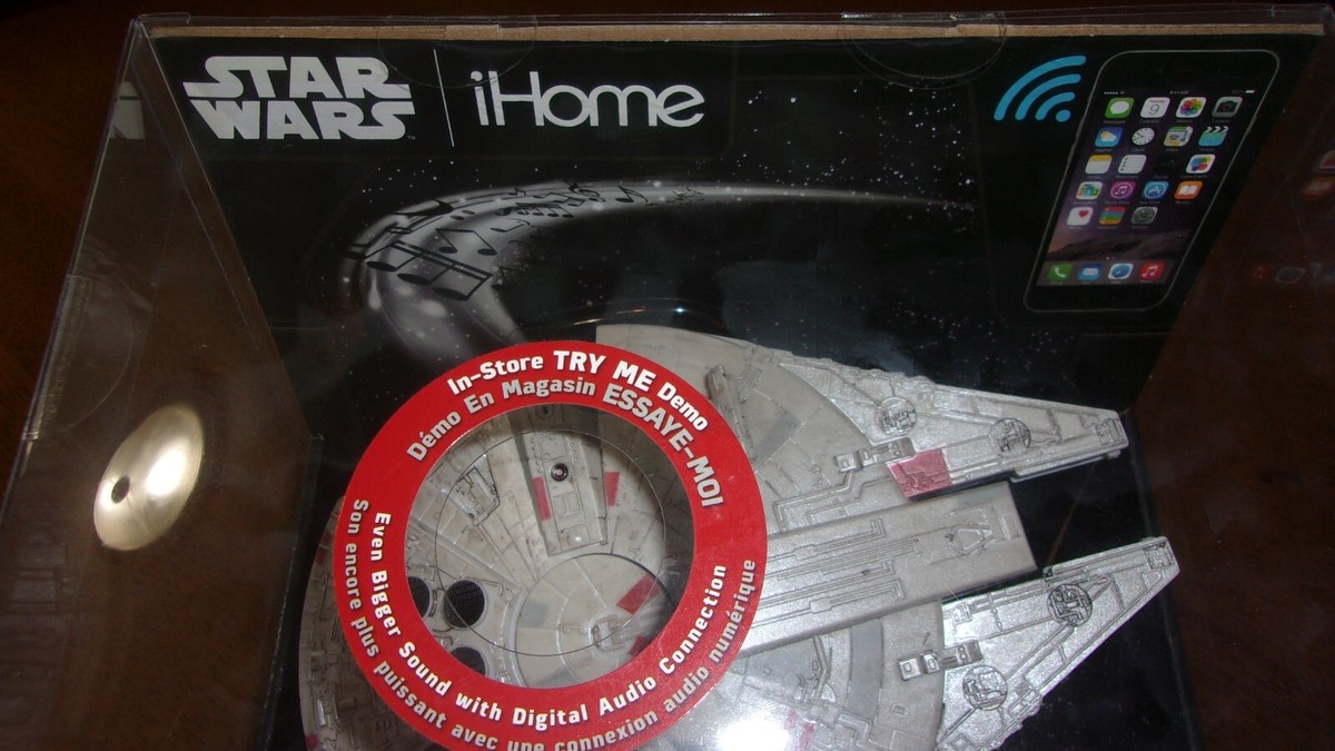 iHome Star Wars Millennium Falcon Portable Bluetooth Wireless Speaker 