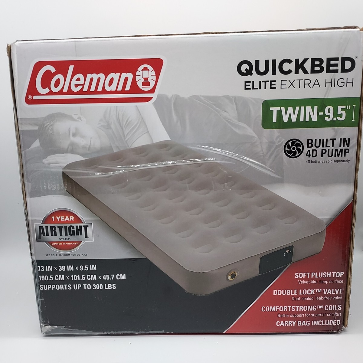 未使用 コールマン SELF INFLATABLE MATTRESS FULL Amazon.com : Coleman Self-Inflating 2.5in Thick Camping