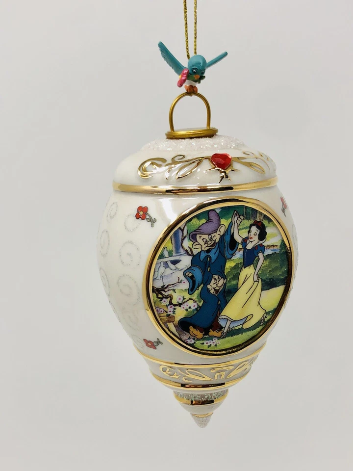 Bradford Ed Disney Princess Heirloom Porcelain Ornaments Set Of 3 - Cinderella - Image 4 of 4