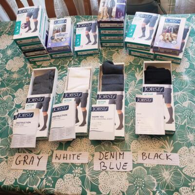 Jobst Active Wear  Unisex Men Women Knee REG / FULL CALF Socks Compression 30-40