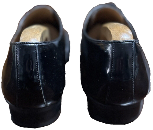 ROLAND CARTIER MENS SIZE 8 PATENT LEATHER SHOES + THRU LEATHER SOLES + LINING - Picture 9 of 9