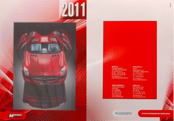 Mondo Motors Scale Diverse Modellbau Magazin VerÖFfentlichung Katalog 2011 Auto-image