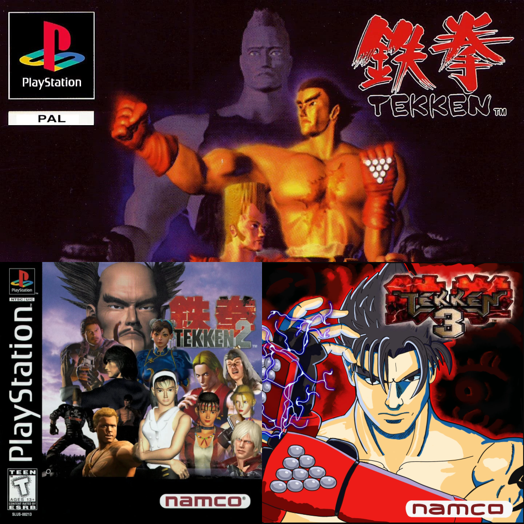 PlayStation - PS1 鉄拳 1 2 3 セット 帯あり プレステ Tekken