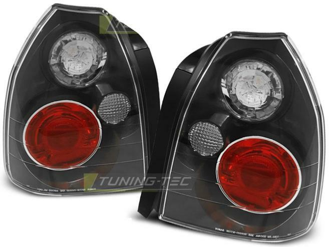 Feux arriere Honda Civic 95-01 noir avec optiques fumées haute visibilité