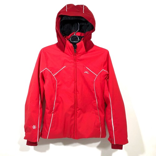 KJUS Girls Formula Insulated Ski Jacket Lipstick Red Size 152 (US 12) - Picture 2 of 12