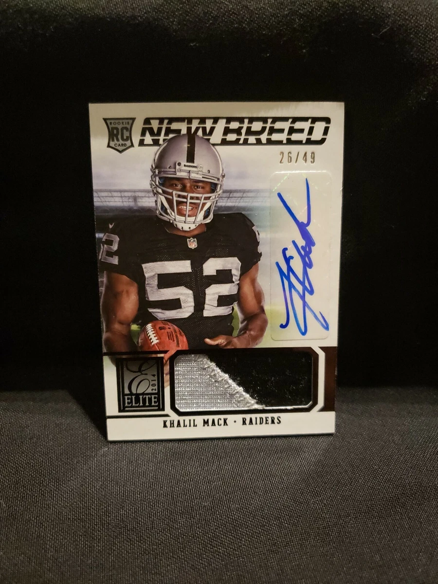 Khalil mack cheap autographed jersey