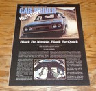 1976 Mercury Capri Ii S Car and Driver Road Test Sales Brochure 76