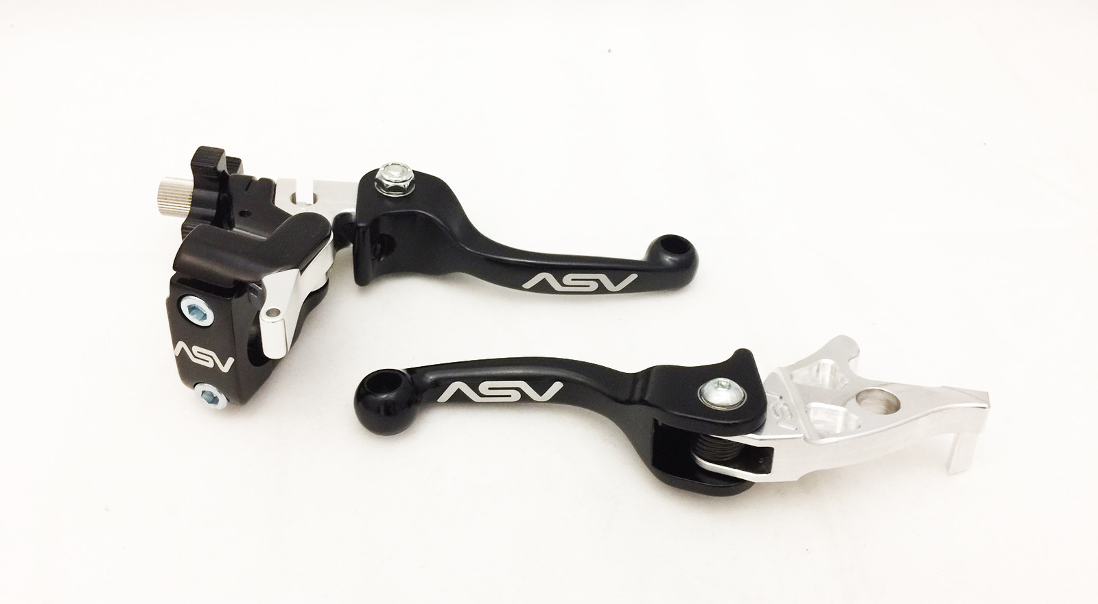 ASV Adjustable F3 Shorty Black Clutch Brake Levers Hot Start TRX450R