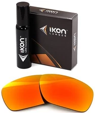 Polarized IKON Iridium Replacement Lenses For Oakley Jawbone Fire Mirror