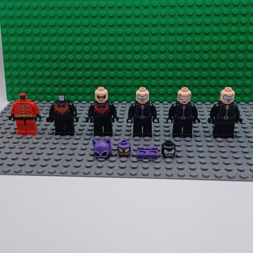 LEGO Batman DC Robin Catwoman Nightwing Minifigures incomplete parts
