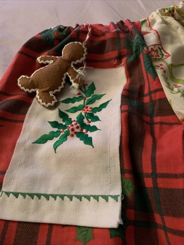 Patchwork Handsewn Christmas Pants Boys Size 8 - Picture 5 of 10