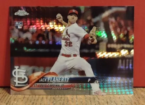 2018 Topps Chrome - Prism Refractor #4 Jack Flaherty (RC)