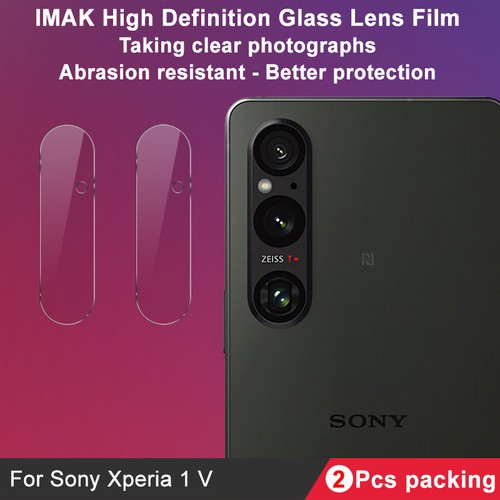 IMAK For Sony Xperia 1 V, Camera Lens Film Cover Soft Glass Protector (2set) - Picture 2 of 7