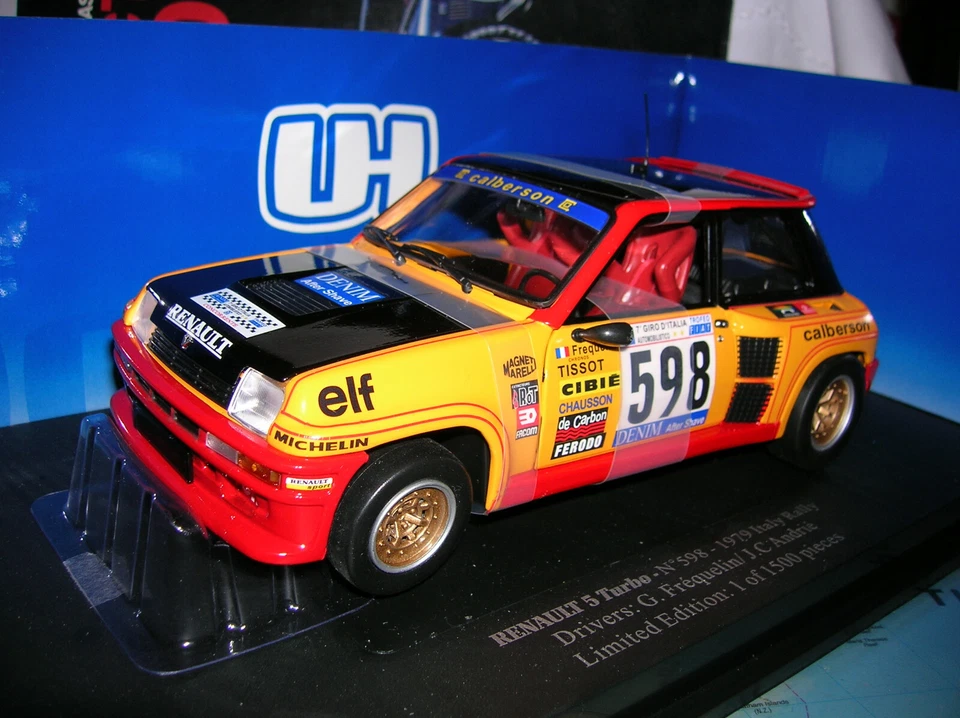 Renault 5 turbo 1:18 R5 turbo Giro d'Italia Calberson Universal hobbies UH  - Immagine 3 di 4
