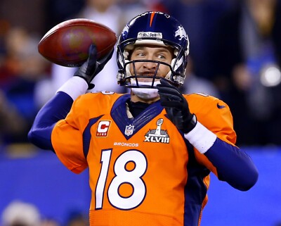 8x10 Photo PEYTON MANNING Denver Broncos NFL Pro Super Bowl MVP Colts ...