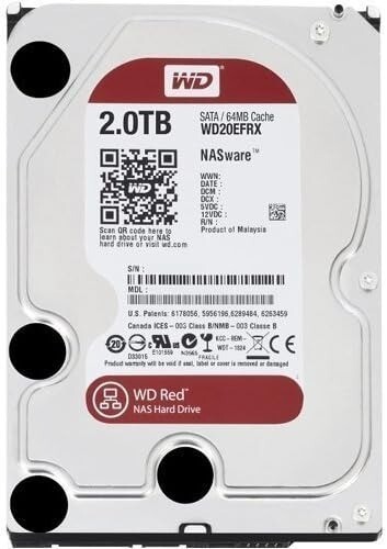 WD Red 1TB 2TB 3TB 4TB HDD Surveillance Hard Drive Western Digital 5400RPM 3.5" - Picture 5 of 6