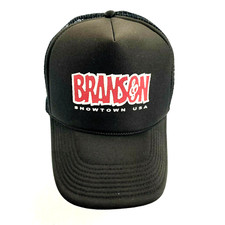 Branson Trucker Hat Snapback Missouri Padded Mesh Back Baseball Cap Vintage