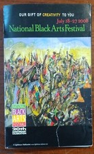 2008 National Black Arts Festival 20th Anniversary Program - Signed & Inscribed
