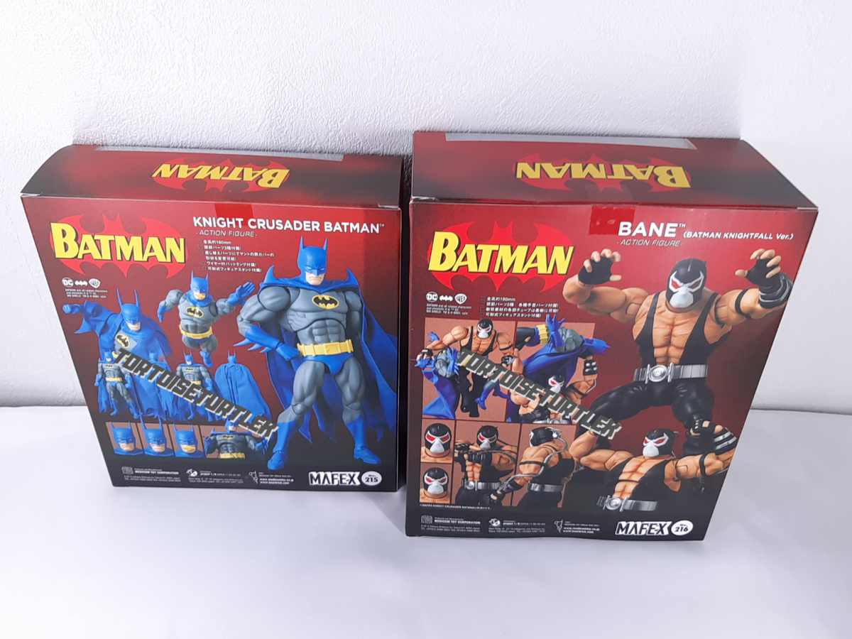 MAFEX 215 Knight Crusader Batman 216 Bane Batman Knightfall