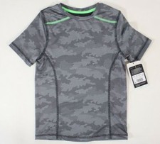 Boys C9 Champion Short Sleeve Duo Dry Gray Camouflage T-Shirt - Pick Size