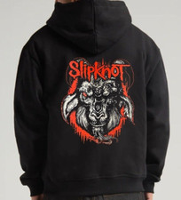 Sudadera Con Capucha Oficial De Slipknot - Diseño De Cabra Doble