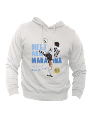 Diego Armando Maradona Sweatshirt ohne Tasche Fußball Neapel Argentinien Legende Pibe