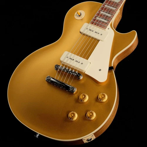 Gibson Les Paul Standard 50s P-90 Gold Top with hard case electric guitar