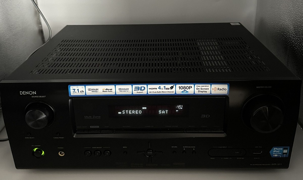 DENON   AVR-1911　AV アンプ Denon AVR 1911 7.1 Channel 125 Watt Receiver for sale online