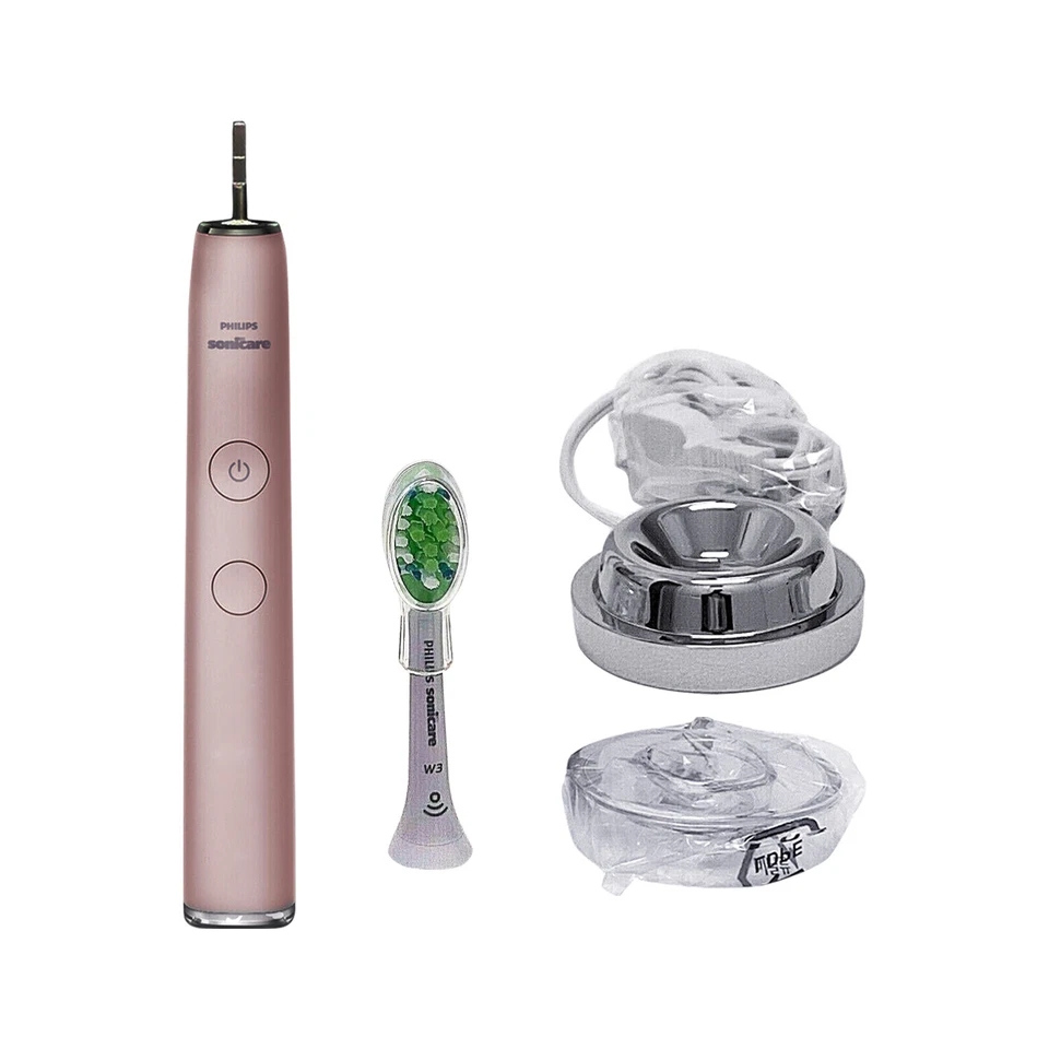 Cepillo de dientes Philips Sonicare Smart 9300 Premium W3 rosa | 1 cabezal GRATIS | Sin caja Foto 2 de 4