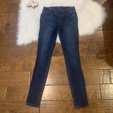 Liverpool Womens Slim Pull On Jeans Jeggings size 0 LM2021A1 Cleveland Dark Wash