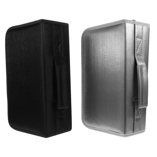 2 Pcs À Main Du CD Voyage Disque Portable Organisateur De DVD