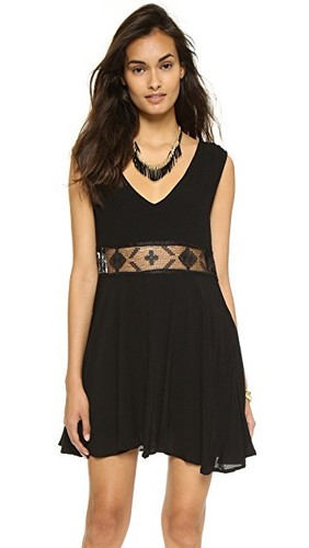 FREE PEOPLE SEXY SCHICKES SOMMERKLEID V-AUSSCHNITT FIT & FLARE Gr. L NEU $ 128 - Bild 2 von 6